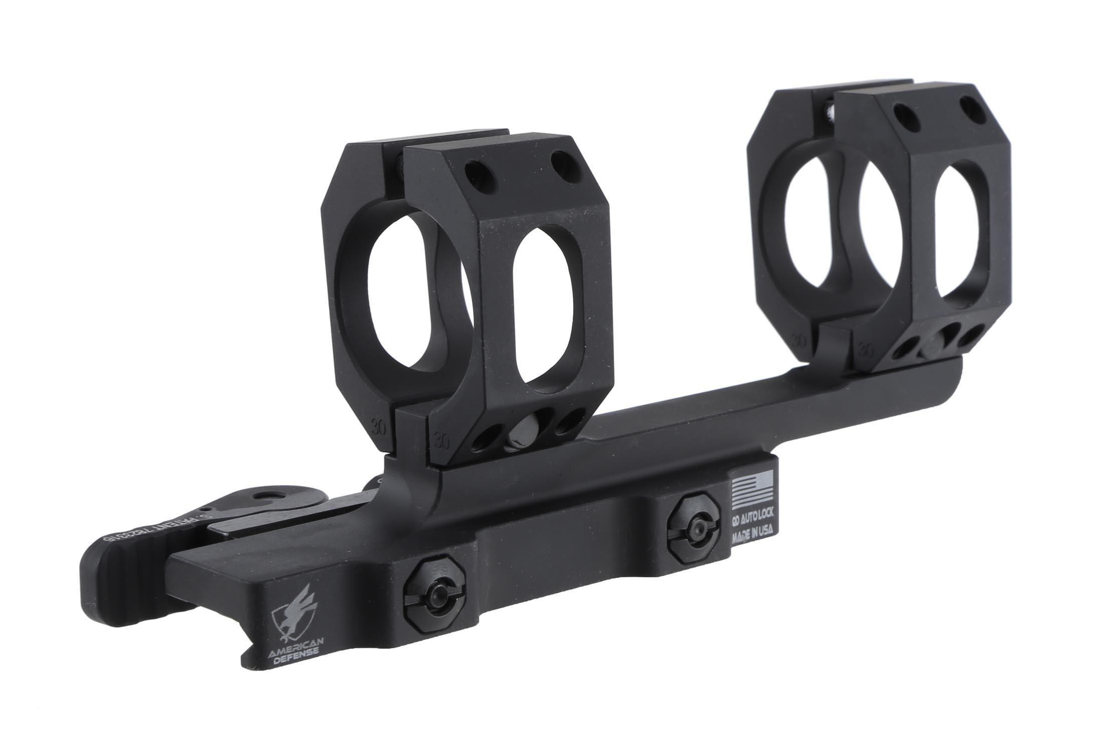 American Defense Recon 30mm Scope Mount - QD Auto Lock Lever